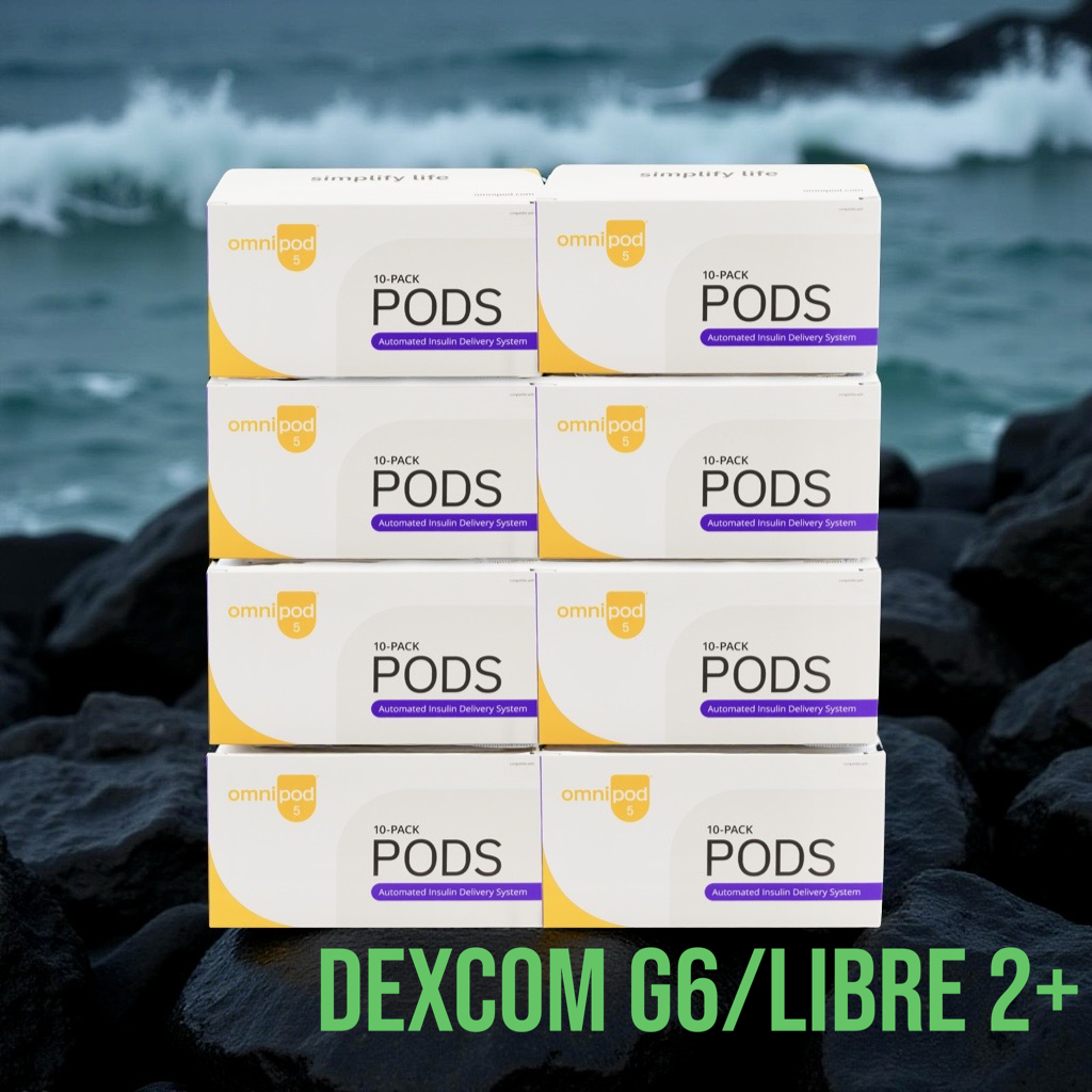 8 коробок подов Omnipod 5 (G6/FS Libre 2 Plus) ПОД ЗАКАЗ срок 09/2027+ 