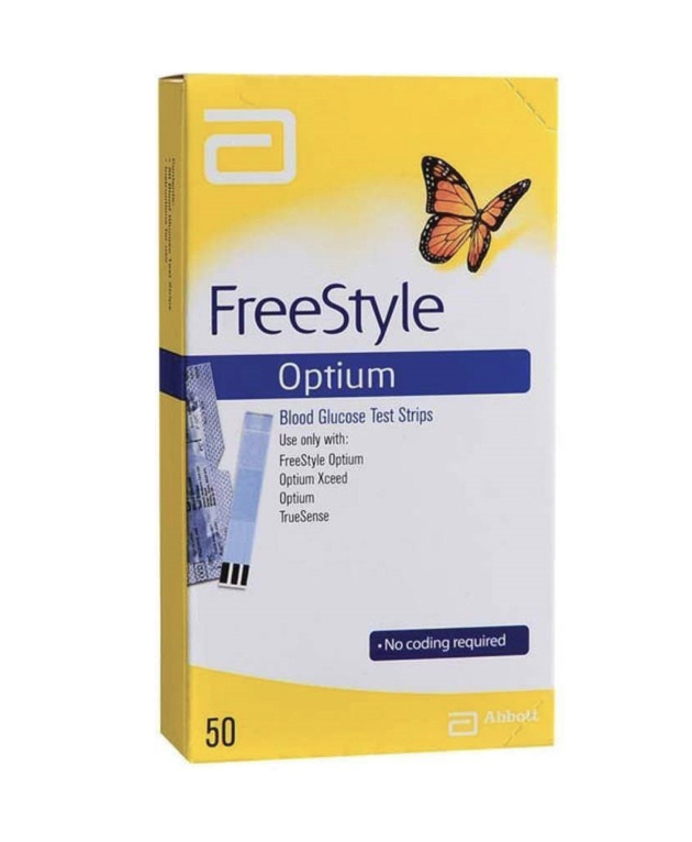 FreeStyle Optium Beta‑Keton тест полоски 50 шт 08/2027 