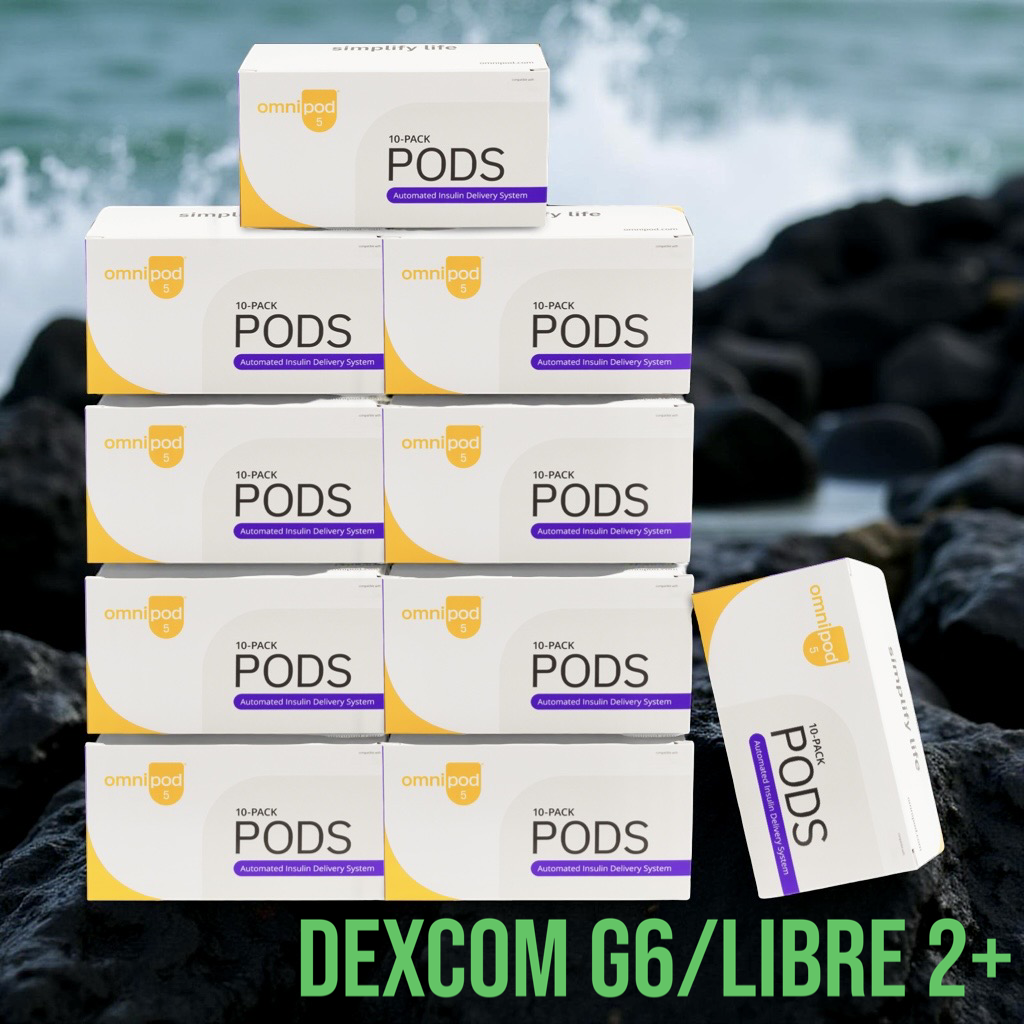 10 коробок подов Omnipod 5 (G6/FS Libre 2 Plus) ПОД ЗАКАЗ срок 09/2027+ 
