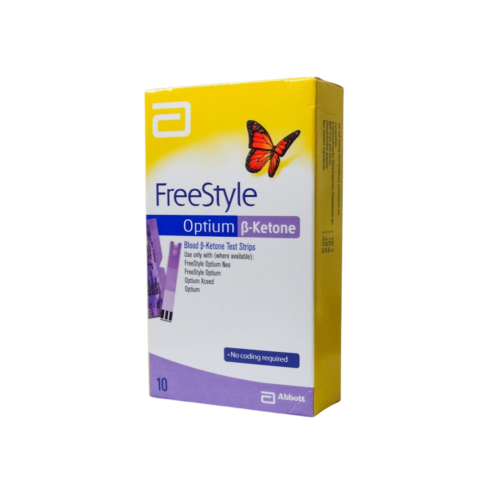 FreeStyle Optium Beta‑Ketone тест полоски 10 шт 