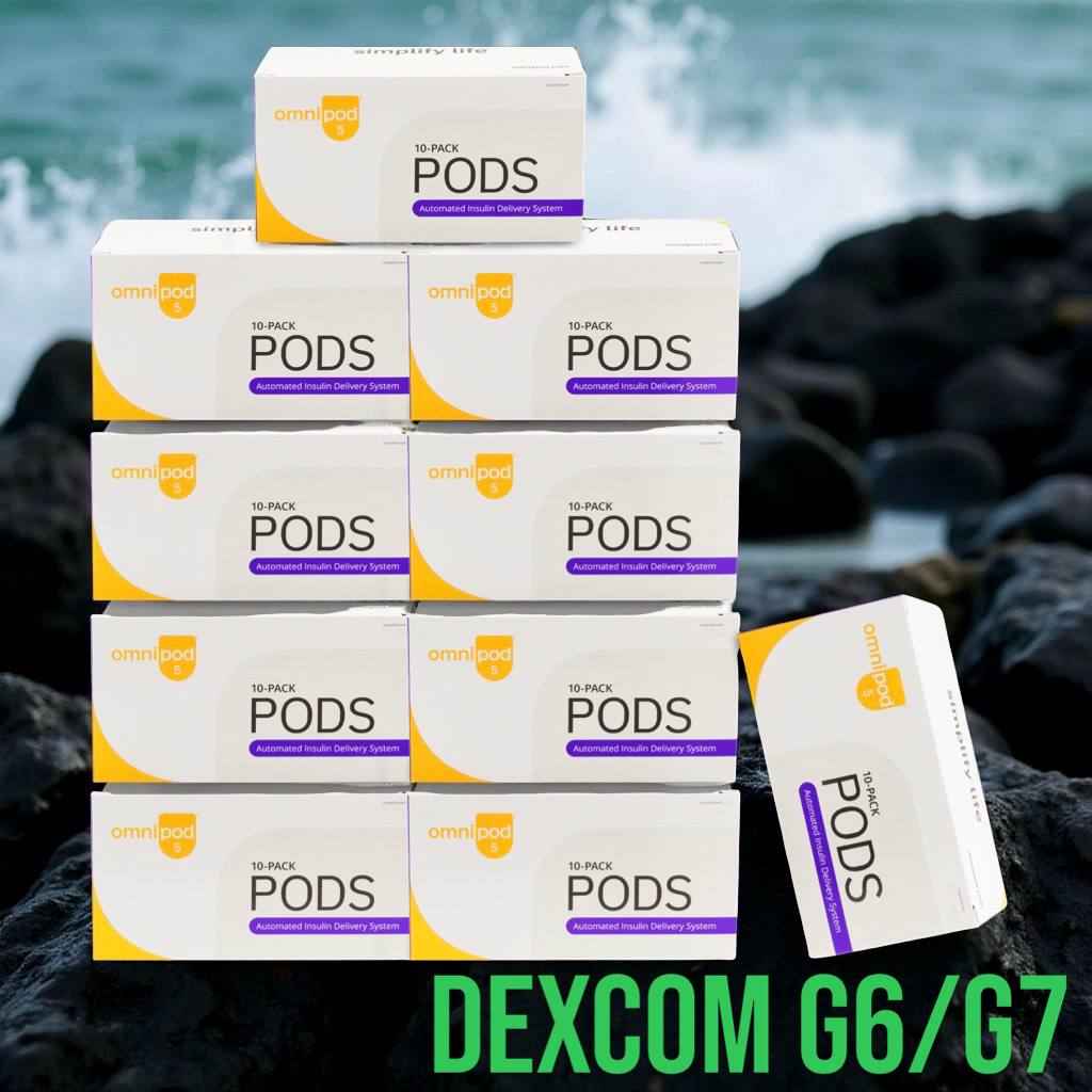 10 коробок подов Omnipod 5 (G6/G7) срок 09/2027+ 