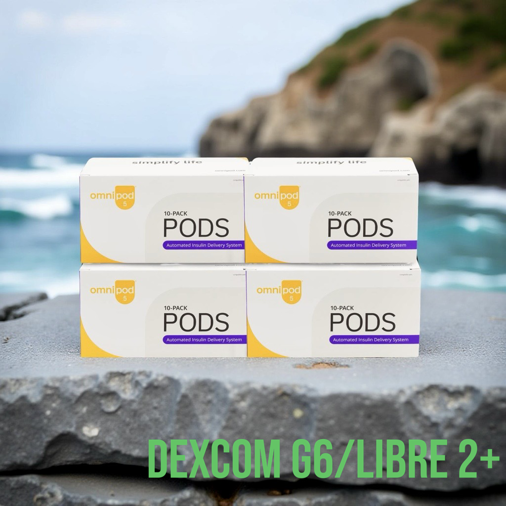4 коробки подов Omnipod 5 (G6/FS Libre 2 Plus) ПОД ЗАКАЗ срок 09/2027+ 