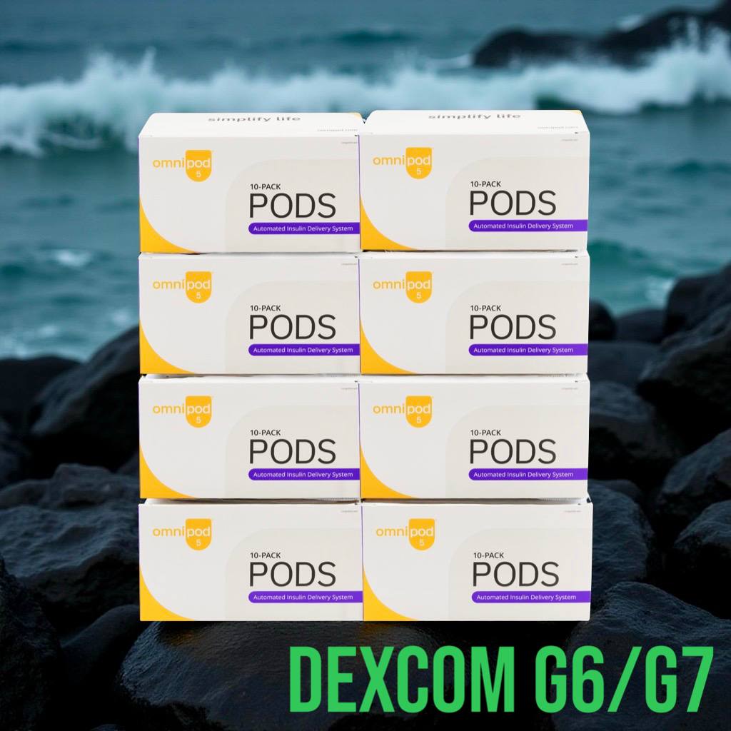 8 коробок подов Omnipod 5 (G6/G7) срок 09/2027+ 