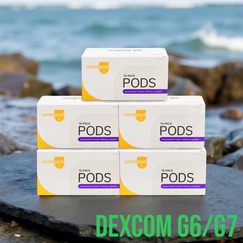 5 коробок подов Omnipod 5 (G6/G7) срок 09/2027+ 