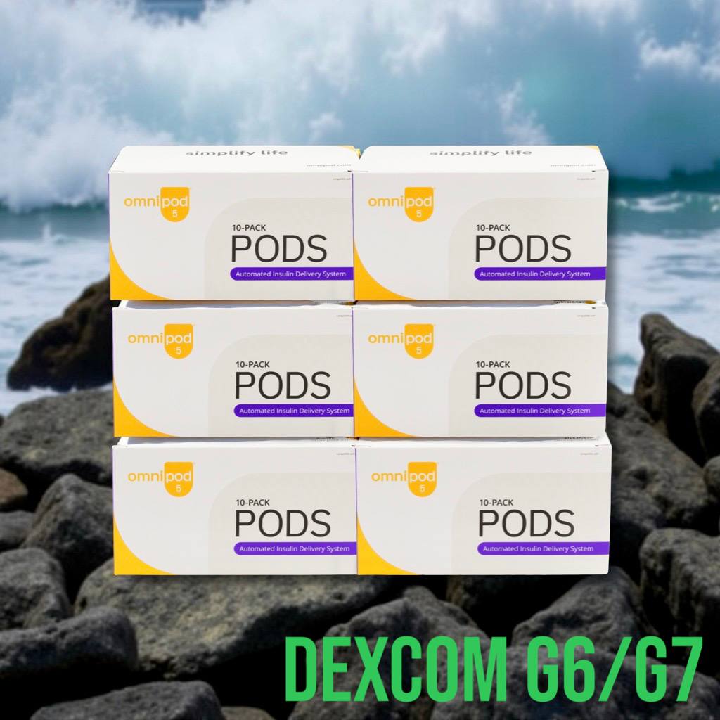 6 коробок подов Omnipod 5 (G6/G7) срок 09/2027+ 