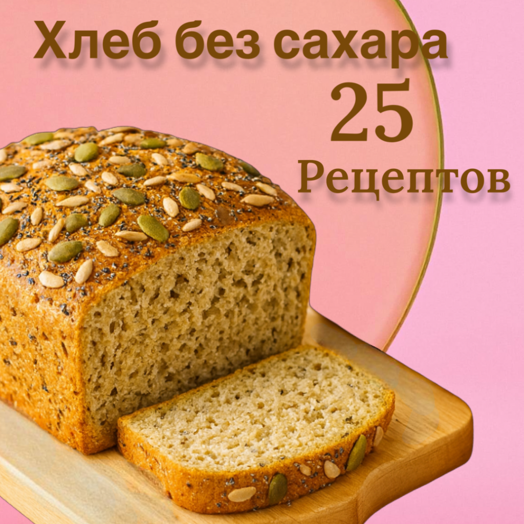 Книга: Хлеб без сахара — 25 низкоуглеводных рецептов 