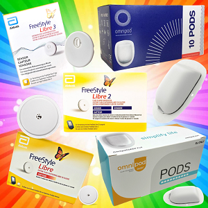 Доступны для заказа: FreeStyle Libre, Dexcom, Omnipod!